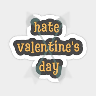 Hate valentine's day Sticker